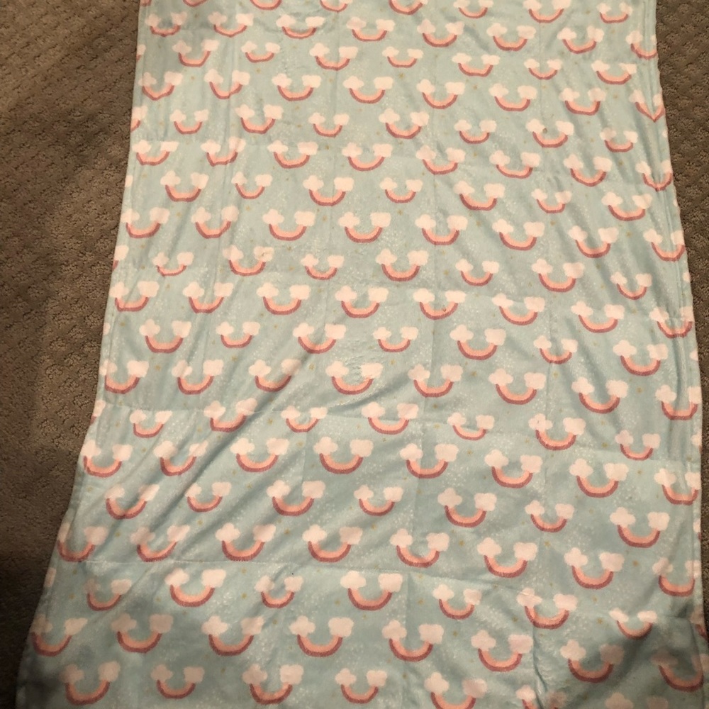Rainbow 6 lb weighted blanket